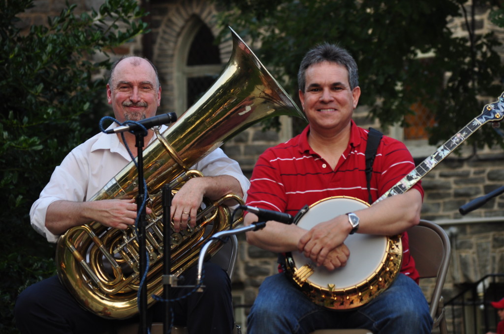 Stephen and Friend (on Tuba)